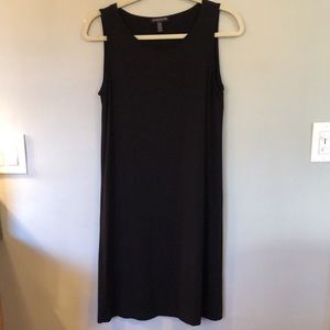 Eileen Fisher Black Tank Dress, Size Petite Medium